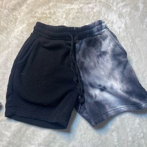 Marble sweat shorts